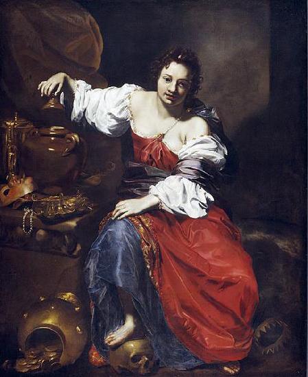 Nicolas Regnier Allegory of Vanity oil painting image
